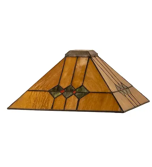 13" Square Martini Mission Shade - Image 3