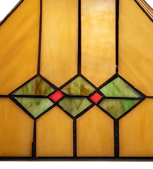 13" Square Martini Mission Shade - Image 4