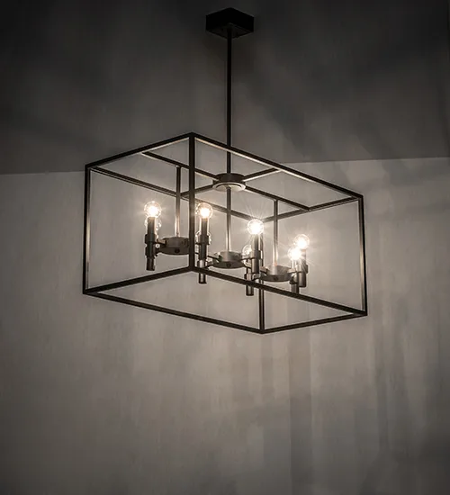 32" Long Kitzi 8 Light Island Pendant
