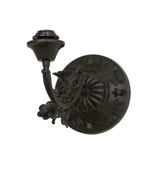 19" Wide Tiffany Cabbage Rose 2 Light Wall Sconce - Image 10