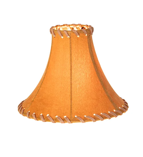8" Wide Faux Leather & Rawhide Shade