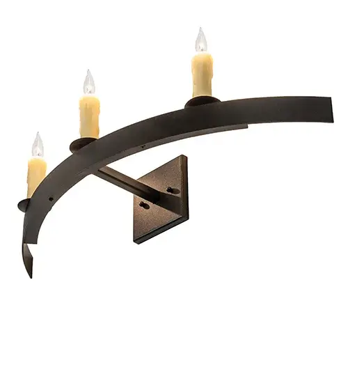 30" Wide Lakeshore 3 Light Wall Sconce - Image 6
