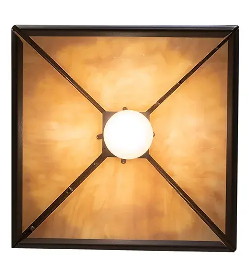 10" Square Lone Moose Mini Pendant - Image 8