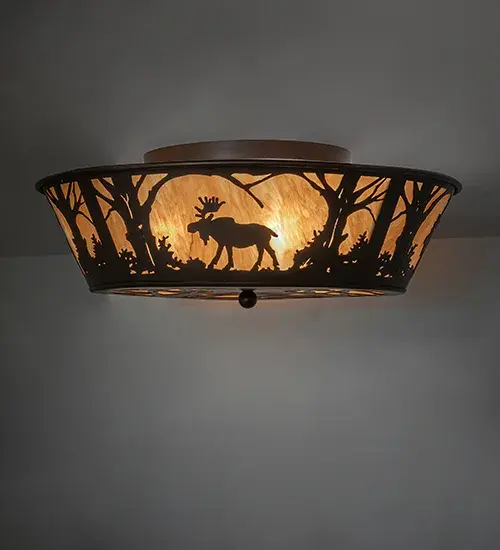 The Moose at Dawn by Meyda Lighting - Image 1
