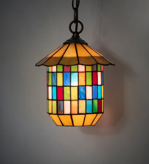 8" Wide Meyer Lantern Mini Pendant
