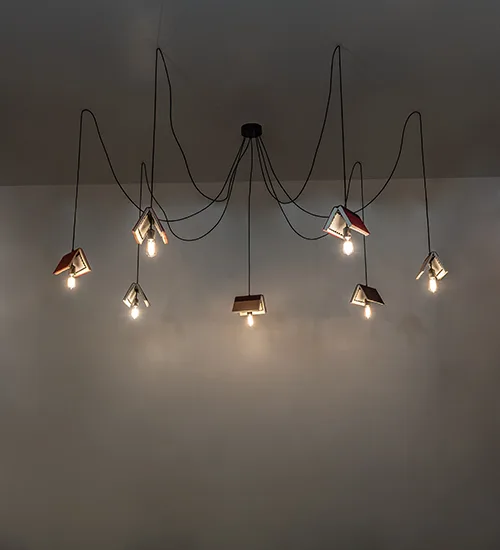 120" Wide Castiliolite Book 7 Light Pendant