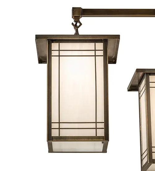 33" Wide Hyde Park Wright 4 Light Chandelier - Image 8