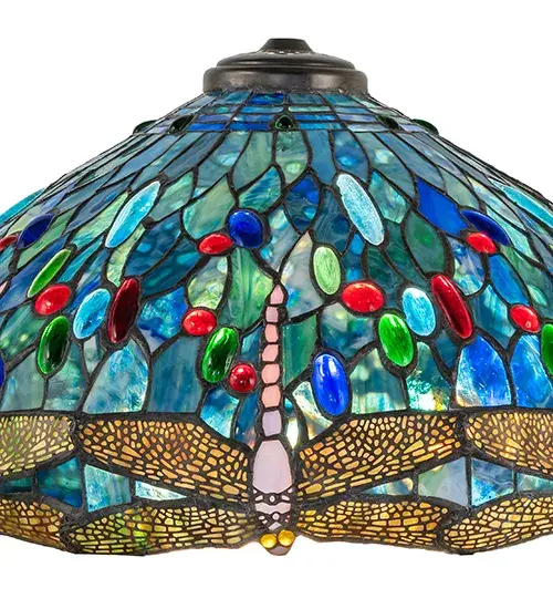 The Tiffany Hanging Head Dragonfly by Meyda Lighting - Image 5