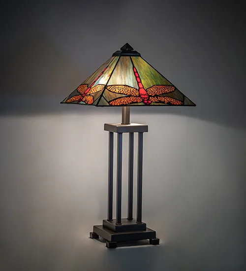 24" High Prairie Dragonfly Table Lamp