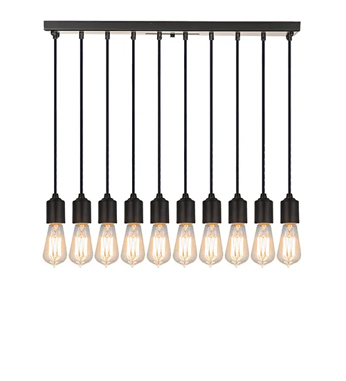 26.5" Long Alva 10 Light Island Pendant