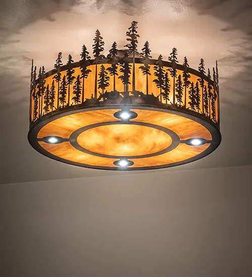 36" Wide Personalized Adirondack Bank Pendant