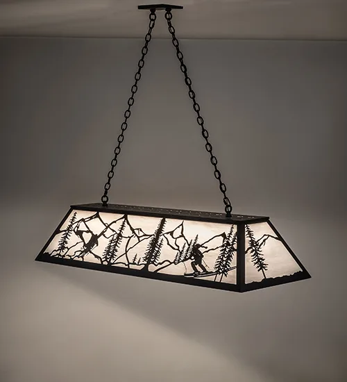 60" Long Alpine Oblong Pendant