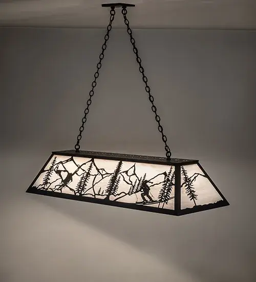 60" Long Alpine Oblong Pendant - Image 1