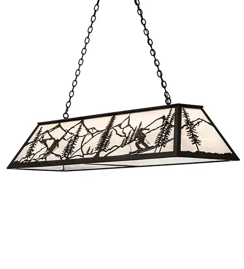 60" Long Alpine Oblong Pendant - Image 2