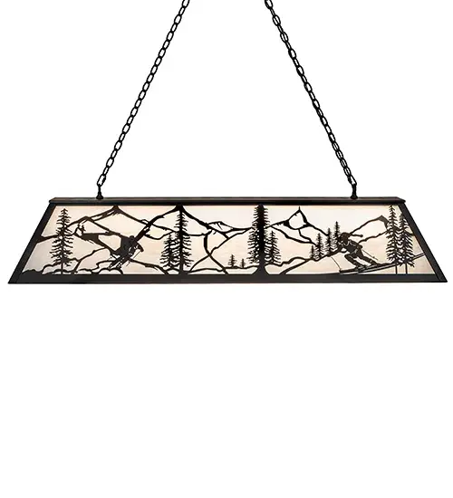 60" Long Alpine Oblong Pendant - Image 5