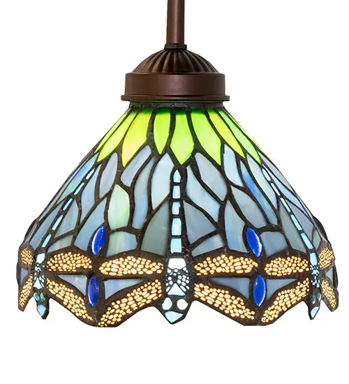 The Meyda Tiffany - Tiffany Hanginghead Dragonfly by Meyda Lighting - Image 6