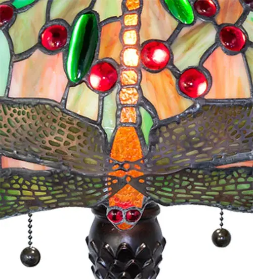 The Meyda Tiffany - Tiffany Hanginghead Dragonfly by Meyda Lighting - Image 7