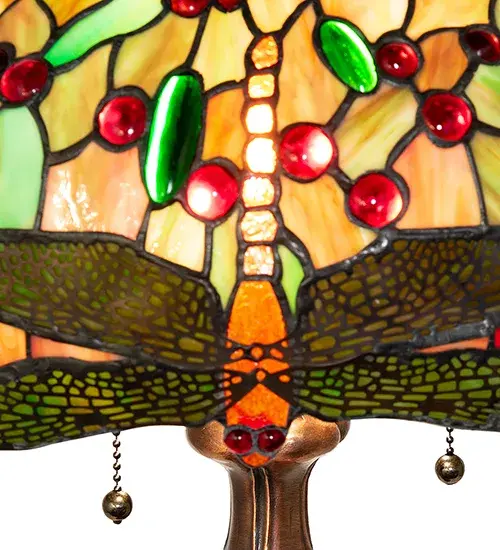The Tiffany Hanginghead Dragonfly by Meyda Lighting - Image 7