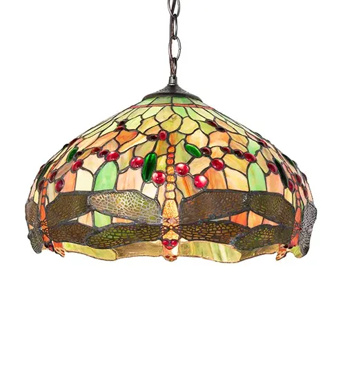 The Tiffany Hanginghead Dragonfly by Meyda Lighting - Image 2