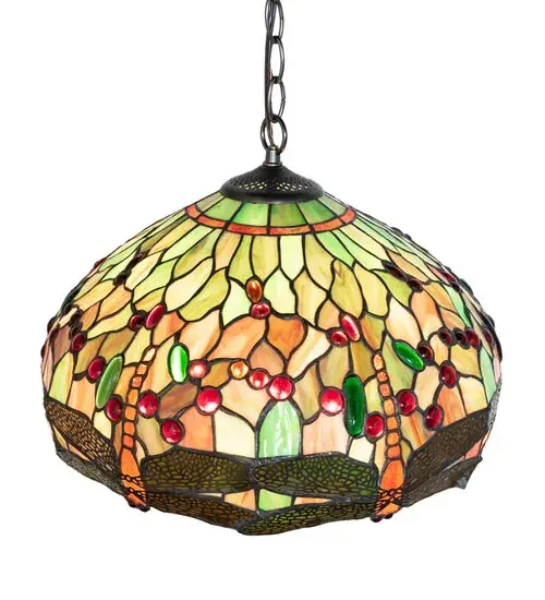 The Tiffany Hanginghead Dragonfly by Meyda Lighting - Image 4