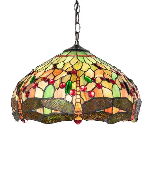 The Tiffany Hanginghead Dragonfly by Meyda Lighting - Image 5