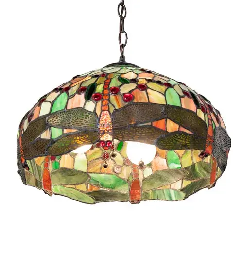 The Tiffany Hanginghead Dragonfly by Meyda Lighting - Image 6