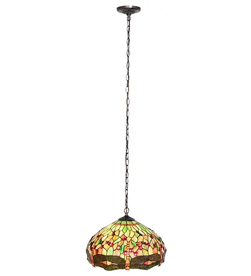 The Tiffany Hanginghead Dragonfly by Meyda Lighting - Image 10