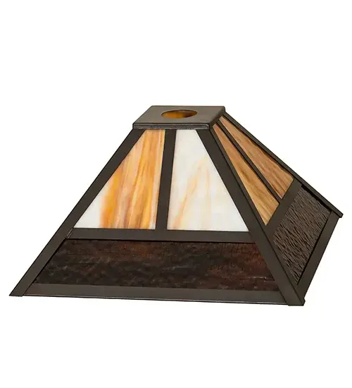 13" Square Hyde Park "T" Mission Shade - Image 3