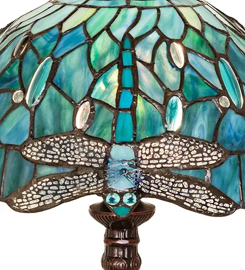 The Tiffany Hanginghead Dragonfly by Meyda Lighting - Image 4