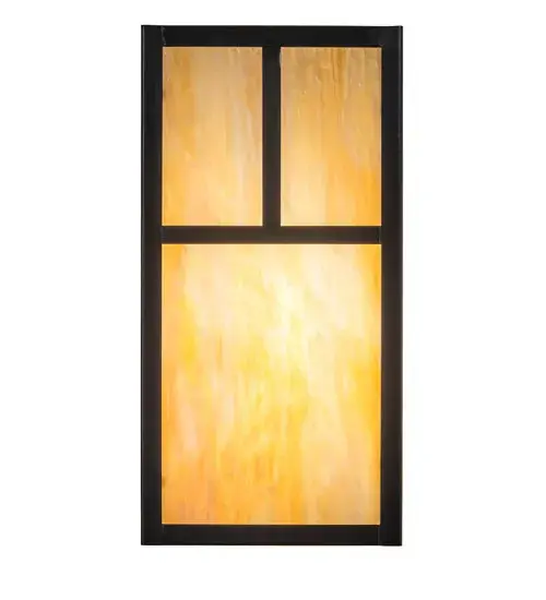 6" Wide Hyde Park "T" Mission Wall Sconce - Image 5