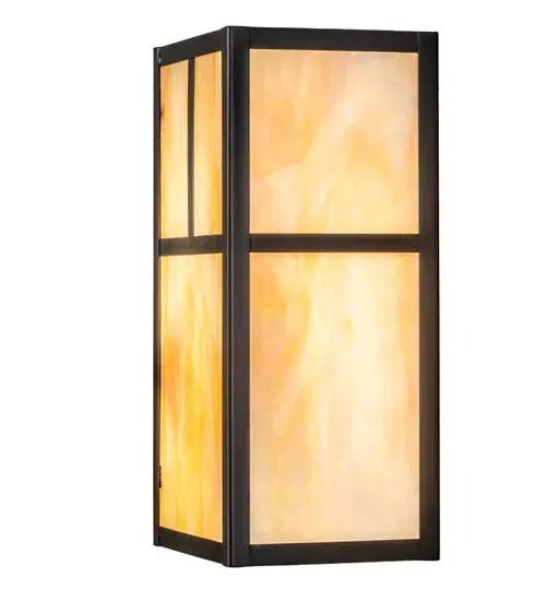 6" Wide Hyde Park "T" Mission Wall Sconce - Image 8
