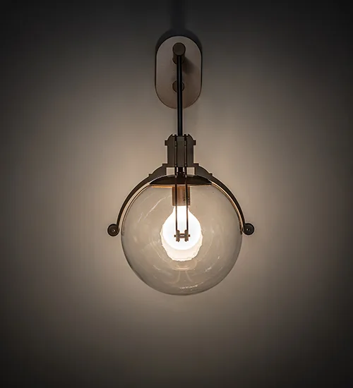 14.5" Wide Bola Bretelle Wall Sconce