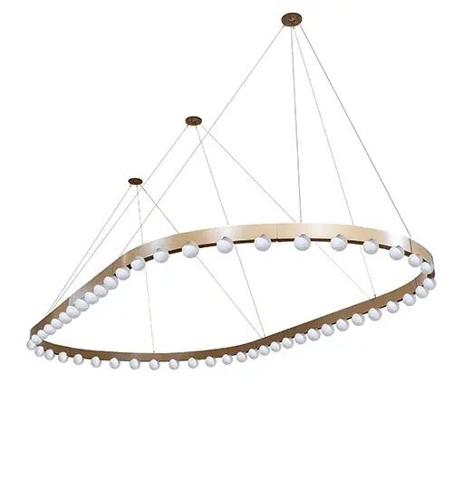241" Long Indianapolis Oval 52 Light Chandelier - Image 3