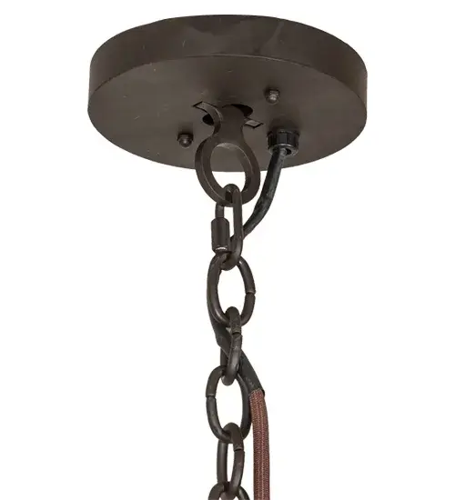 60" Wide Pear Leaf 15 Light Chandelier - Image 11