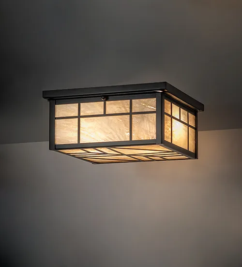 10" Square Santa Fe Flushmount