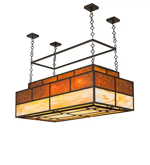 60" Long Hyde Park T Mission Oblong Pendant - Image 2