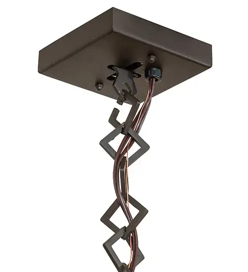 60" Long Hyde Park T Mission Oblong Pendant - Image 11