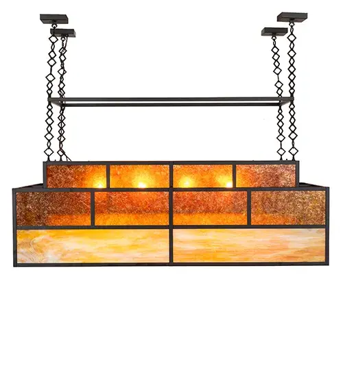60" Long Hyde Park T Mission Oblong Pendant - Image 5