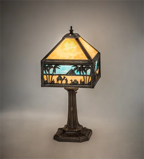 20" High Camel Mission Accent Lamp