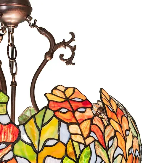 21" Wide Leaf Inverted Pendant - Image 7