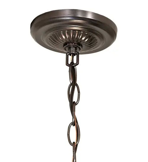 21" Wide Leaf Inverted Pendant - Image 9