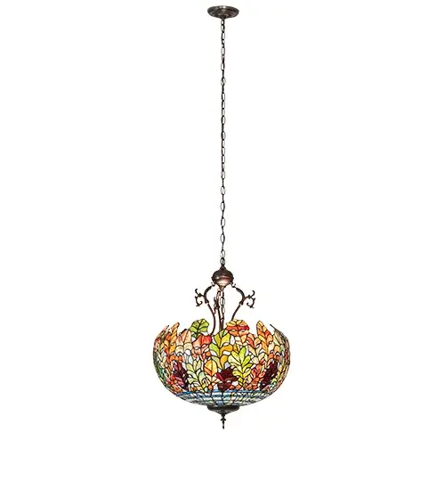 21" Wide Leaf Inverted Pendant - Image 10