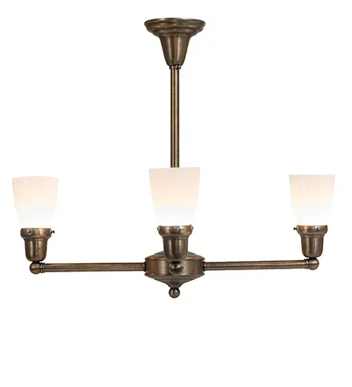 27" Wide Revival Oyster Bay Goblet 4 Light Chandelier - Image 5