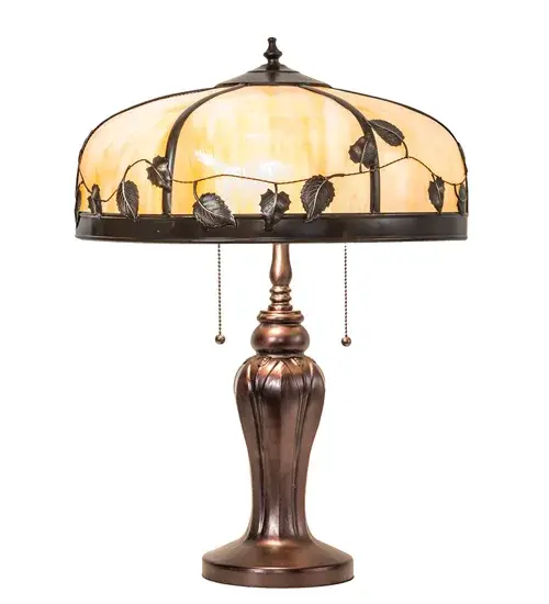 24" High Poplar Leaf Table Lamp - Image 5