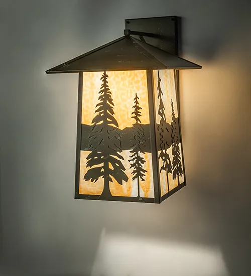 24" Wide Stillwater Tall Pines Wall Sconce