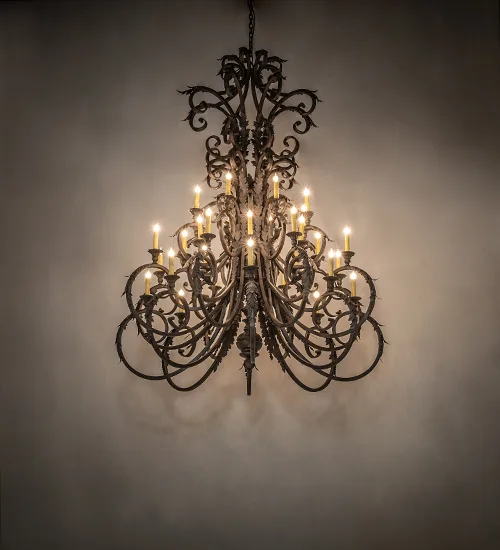 60" Wide Serratina 32 Light Chandelier
