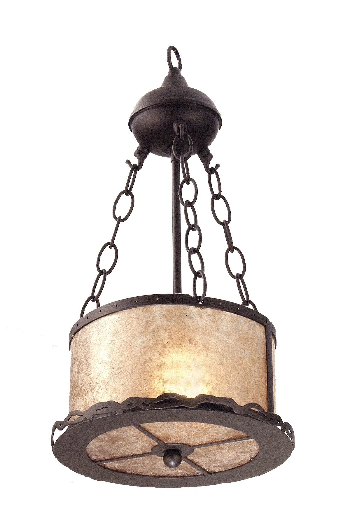 Branch One Light Inverted Pendant in Timeless Bronze