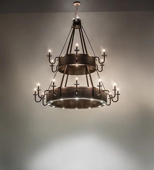 74" Wide Costello 18 Light Two Tier Chandelier