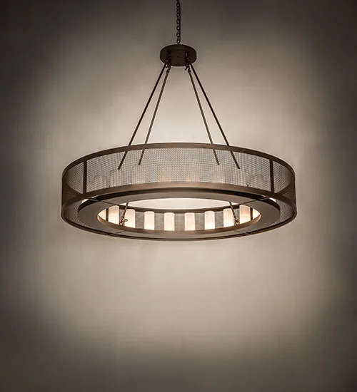 60" Wide Loxley Golpe 24 Light Chandelier