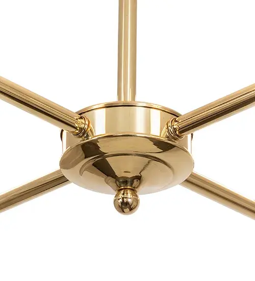 27" Wide Revival Oyster Bay Goblet 4 Light Chandelier - Image 9